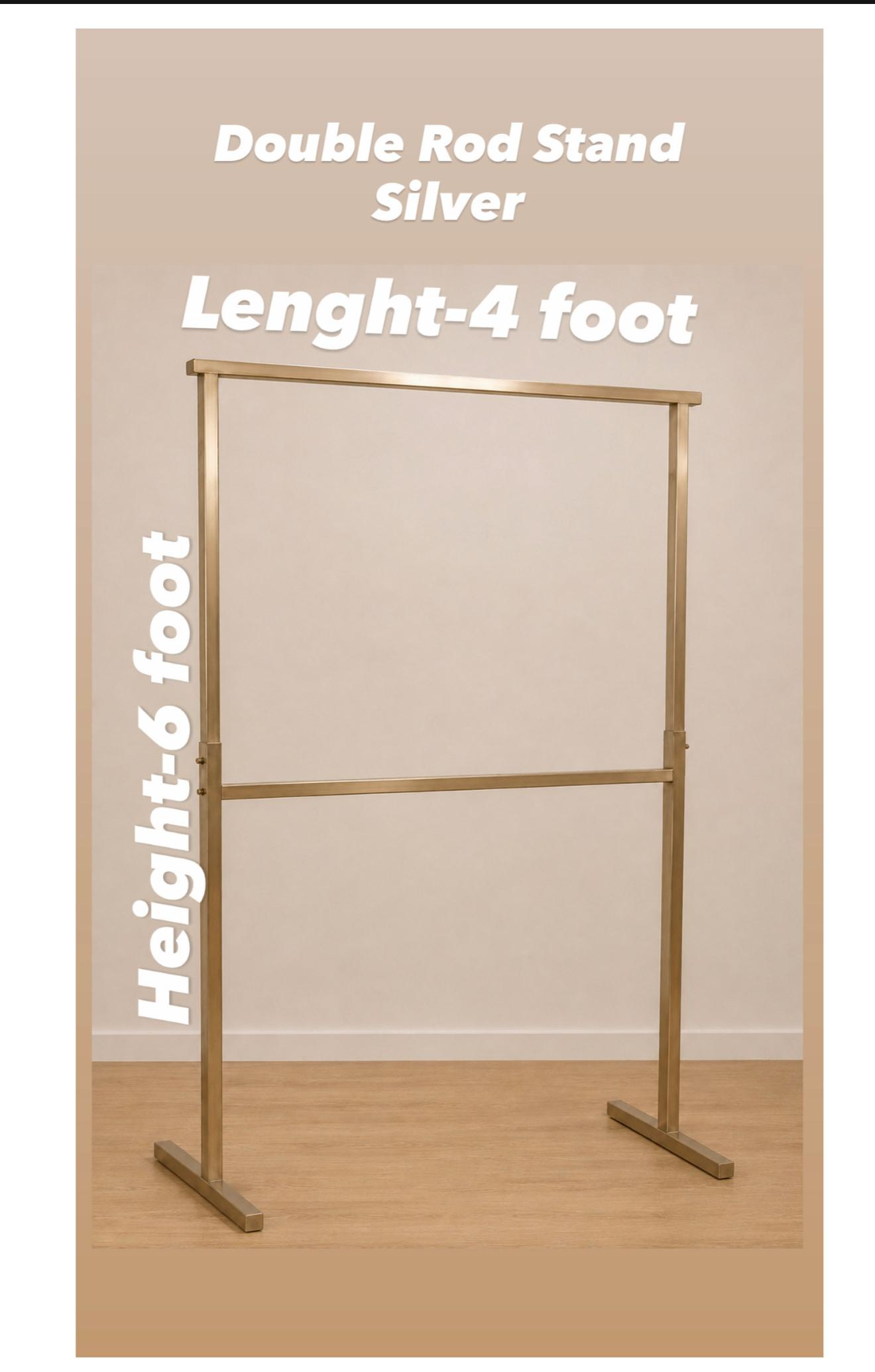 Double Rod Stand (Silver)